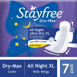 STAYFREE DRY MAX ALL NIGHT 7S