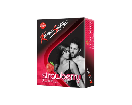 Ks Condom Strawberry 3's Pack