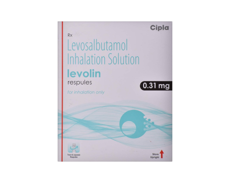 Levolin 0.31mg Respules 2.5ml